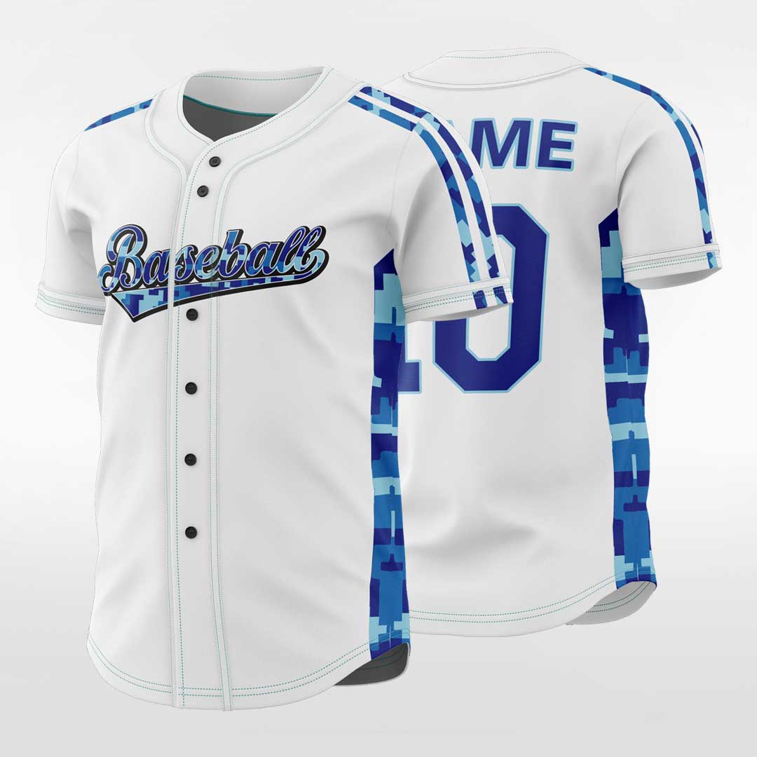 Swordfish - Sublimated baseball jersey B069