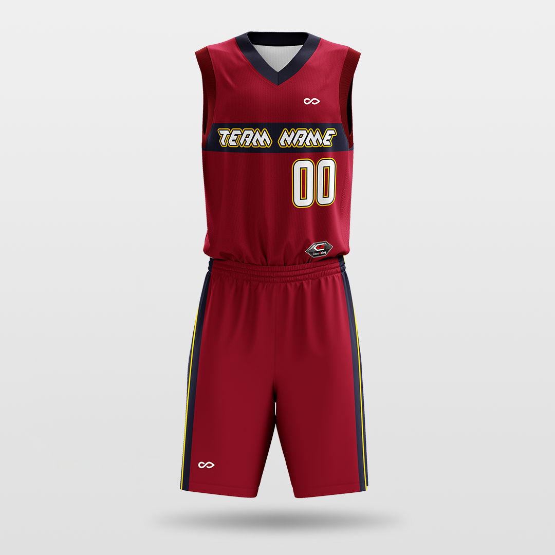 mark- sublimated basketball jersey set BK079
