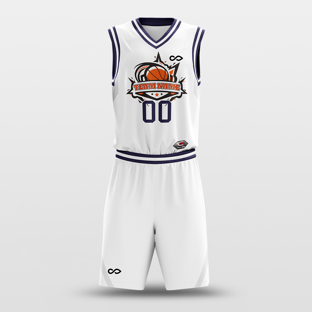 CLASSIC15 - sublimated basketball jersey set BK110
