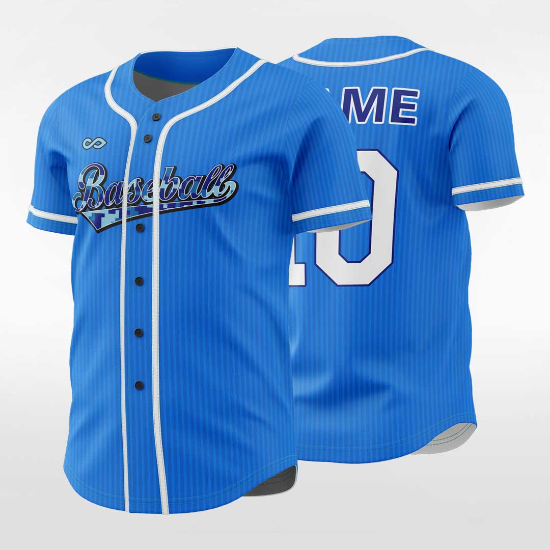 Blue Whale - Sublimated baseball jersey B068
