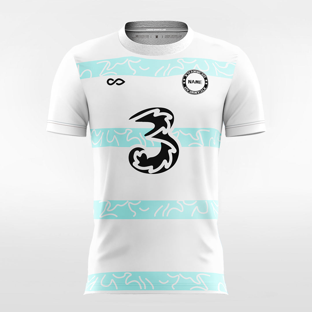 Sea Wave - Customized Men's Sublimated Soccer Jersey F153