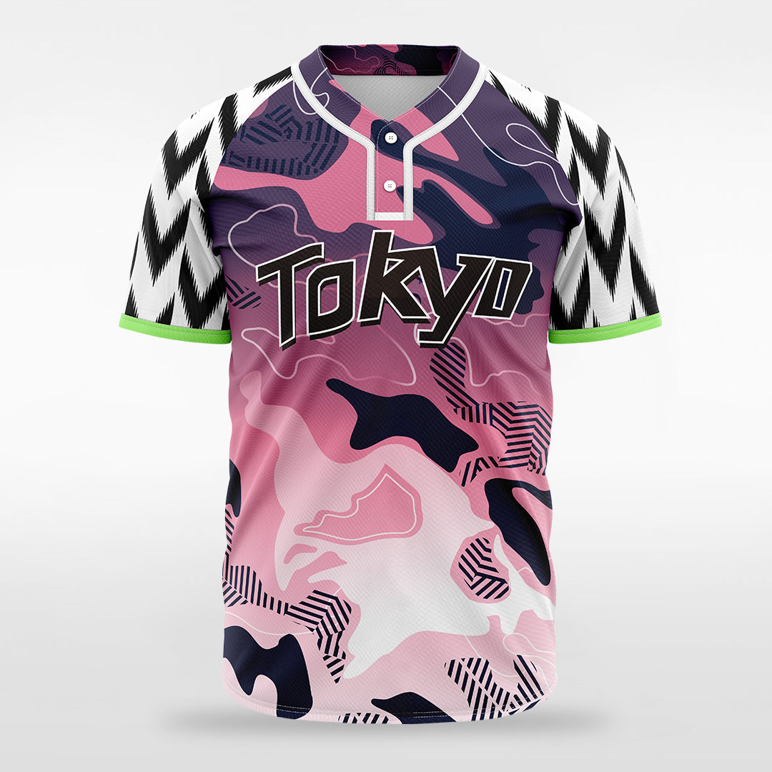 Pink Haze -Cublimated baseball jersey B005