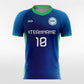 Cerulean - Customized Men's Sublimated Soccer Jersey F143