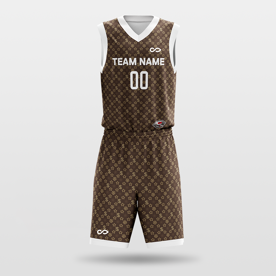 rich peanuts- sublimated basketball jersey set BK002
