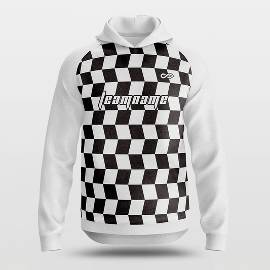 Checkerboard - Customized Loose-Fit training Hoodie NBK050