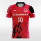 Pixel Fire - Customized Men's Sublimated Soccer Jersey F115