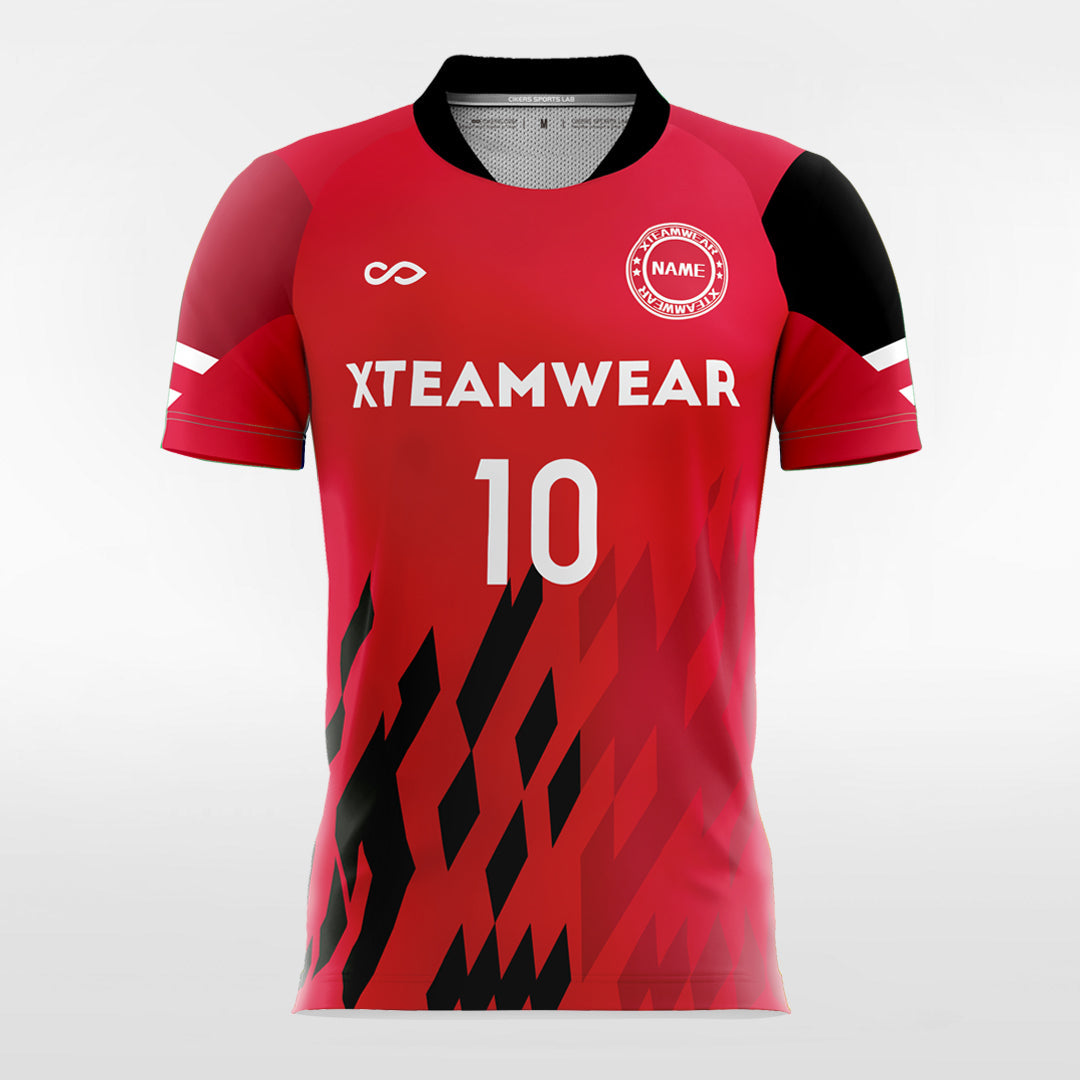 Pixel Fire - Customized Men's Sublimated Soccer Jersey F115