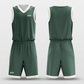 緑のバスケットボールジャージキット