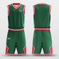緑のバスケットボールジャージ